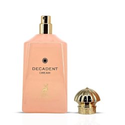 Lattafa Perfume Decadent Dream Maison EDP 100 ml — product from the front; full composition; on a white background