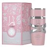Lattafa Perfume Yara 20 ml — упаковка товара; очень крупный план; на белом фоне