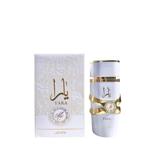 Lattafa Perfume Yara Moi 20 ml — productweergave; volledige compositie; op een witte achtergrond
