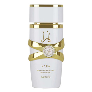 Lattafa Perfume Yara Moi 20 ml — productweergave; close-up; op een witte achtergrond