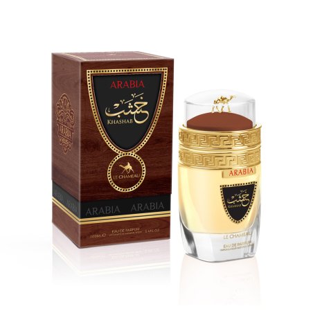 Emper Arabia Khashab EDP 100 ml — toote pakend; täiskompositsioon; valgel taustal