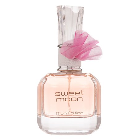 Fragrance World Sweet Moon Mon EDP 100 ml — produkto vaizdas; artimas vaizdas; baltame fone
