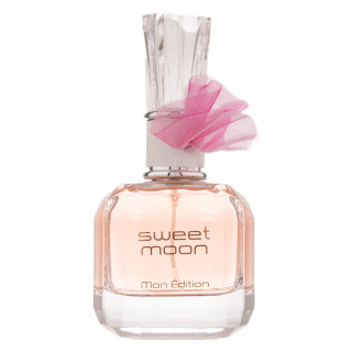 Fragrance World Sweet Moon Mon EDP 100 ml — produkto vaizdas; artimas vaizdas; baltame fone