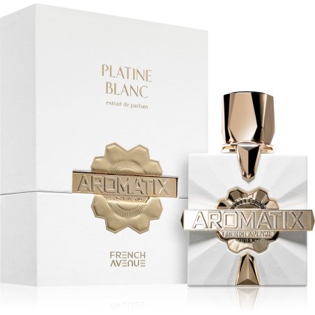 Fragrance World Aromatix Platine Blanc EDP 100 ml — изображение товара; крупный план; на белом фоне; самый близкий кадр