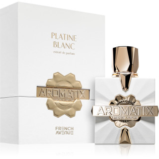 Fragrance World Aromatix Platine Blanc EDP 100 ml — изображение товара; крупный план; на белом фоне; самый близкий кадр