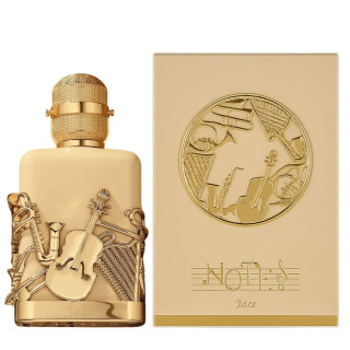 Fragrance World Notes Jazz EDP 100 ml — изображение товара; очень крупный план; на белом фоне; самый широкий кадр