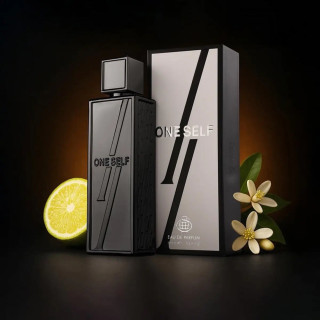 Fragrance World One Self EDP 100 ml — produktemballage; fuld komposition; på mørk baggrund
