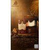 Fragrance World Shabaz Amber EDP 100 ml — toode ja pakend; väga lähivõte; valgel taustal