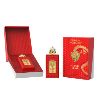 Emper Vermis Blaze EDP 90 ml — toode ja pakend; lähivaade; valgel taustal