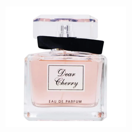 Fragrance World Dear Cherry EDP 100 ml — toote vaade; täiskompositsioon; valgel taustal