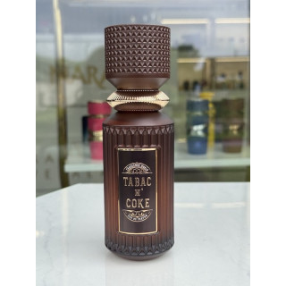 Fragrance World Tabac N' Coke EDP 100 ml — product view; tight close-up; on a white background; closest framing