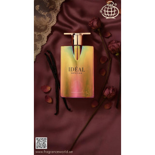 Fragrance World Ideal Nectar EDP 100 ml — toote vaade; väga lähivõte; valgel taustal; kõige laiem kadreering