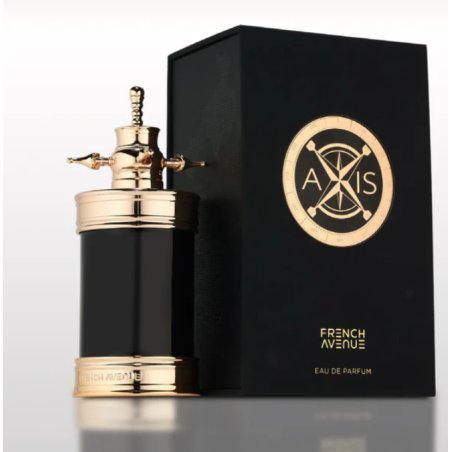 Fragrance World Axis EDP 100 ml — pohled na produkt; velmi detailní záběr; na světlém pozadí