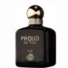 Fragrance World Proud of You Oud EDP 100 ml — product van voren; close-up; op een witte achtergrond
