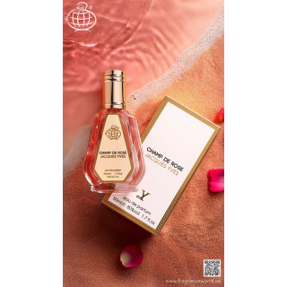 Fragrance World Champ de Rose EDP 50 ml — toote vaade; lähivaade; valgel taustal