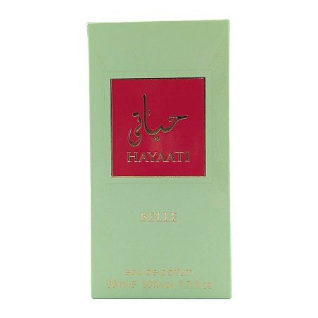 Fragrance World Hayaati Belle EDP 50 ml — toote vaade; lähivaade; valgel taustal