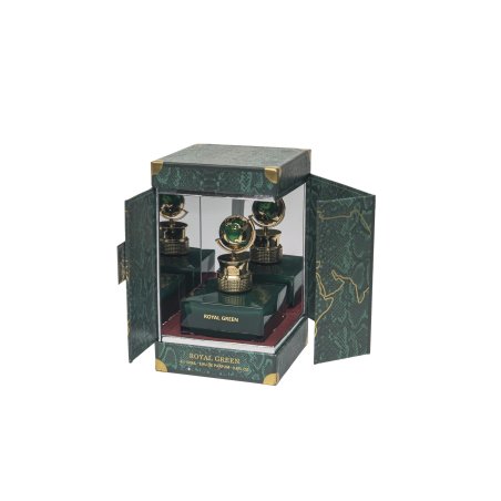 Aurora Scents Royal Green EDP 100 ml — товар и упаковка; полная композиция; на белом фоне