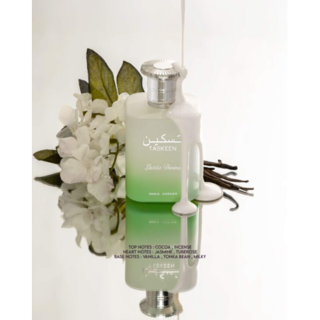 Paris Corner Lactea Divina EDP 100 ml — toote vaade; lähivaade; valgel taustal; lähim kadreering
