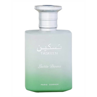Paris Corner Lactea Divina EDP 100 ml — toote vaade; lähivaade; valgel taustal; kõige laiem kadreering