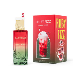 Gulf Orchid Ruby Fizz EDP 100 ml — упаковка товара; крупный план; на белом фоне