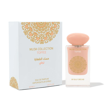 Gulf Orchid Toffee EDP 60 ml — упаковка товара; крупный план; на белом фоне