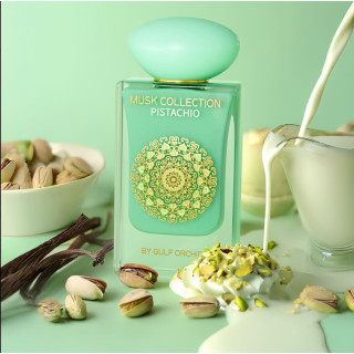 Gulf Orchid Pistachio EDP 60 ml — изображение товара; очень крупный план; на светлом фоне