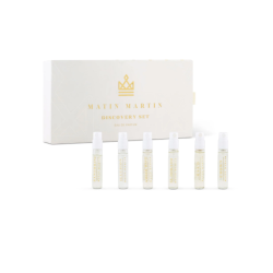 Matin Martin Discovery Set EDP 2 ml × 6 — товар спереди; полная композиция; на белом фоне