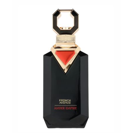 Fragrance World Amber Empire Extrait de Parfum 100 ml — productweergave; close-up; op een witte achtergrond