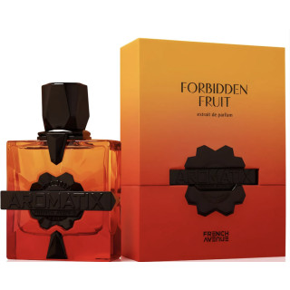 Aromatix Forbidden Fruit Extrait de Parfum 100 ml — productverpakking; zeer nabije close-up; op een witte achtergrond