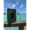 Fragrance World Zero to Legend EDP 100 ml — товар в стилизованной композиции; очень крупный план; на открытом воздухе