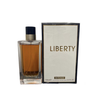 Fragrance World Liberty Intense EDP 100 ml — toote vaade; lähivaade; valgel taustal