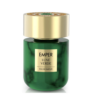 Emper Luxe Verde EDP 100 ml — toode eestvaates; lähivaade; valgel taustal