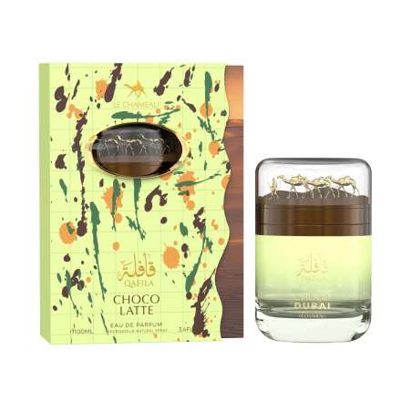 Emper Qafila Choco Dubai EDP 100 ml — изображение товара; полная композиция; на белом фоне