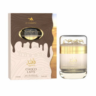 Emper Qafila Choco Latte EDP 100 ml — productweergave; volledige compositie; op een witte achtergrond