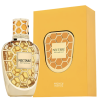 Fragrance World Nectare Extradose Extrait de Parfum 90 ml — produktemballage; meget tæt nærbillede; på hvid baggrund