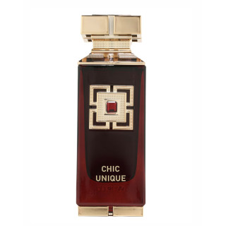 Fragrance World Chic Unique EDP 100 ml — изображение товара; крупный план; на белом фоне