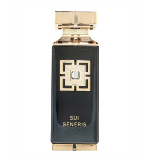 Fragrance World Sui Generis EDP 100 ml — άποψη προϊόντος; κοντινή λήψη; σε λευκό φόντο