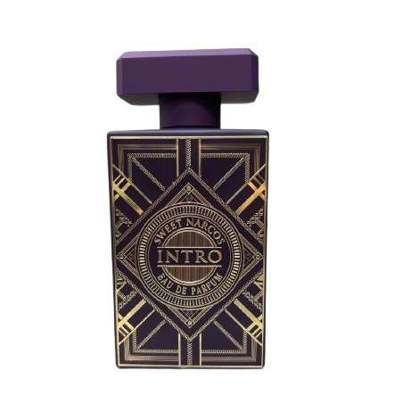 Fragrance World Intro Sweet Narcos EDP 80 ml — pohled na produkt; celá kompozice; na bílém pozadí