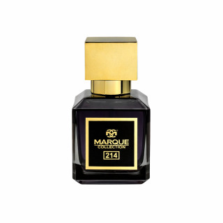Fragrance World Marque 214 EDP 25 ml — produktas iš priekio; visa kompozicija; baltame fone