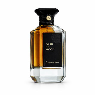 Fragrance World Dark as Wood EDP 100 ml — produkt set forfra; fuld komposition; på hvid baggrund