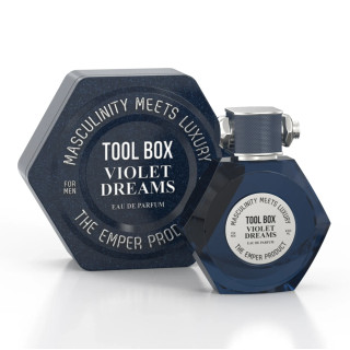 Emper Tool Box Violet Dreams EDP 100 ml — изображение товара; крупный план; на белом фоне
