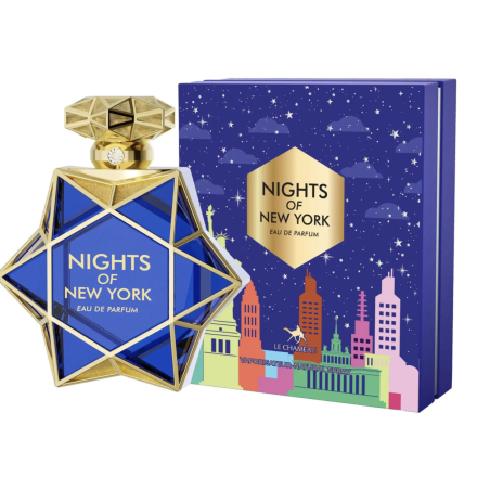 Emper Nights of New York EDP 85 ml — toote vaade; lähivaade; valgel taustal