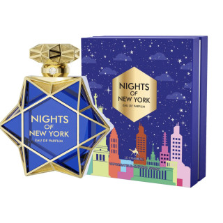 Emper Nights of New York EDP 85 ml — toote vaade; lähivaade; valgel taustal