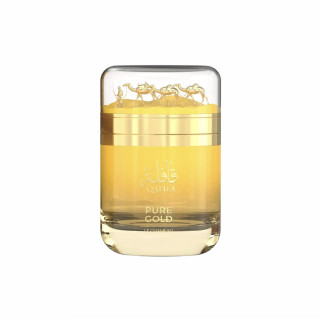 Emper Qafila Pure Gold EDP 100 ml — product van voren; volledige compositie; op een witte achtergrond