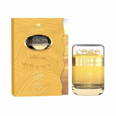 Emper Qafila Pure Gold EDP 100 ml — product view; close view; on a white background