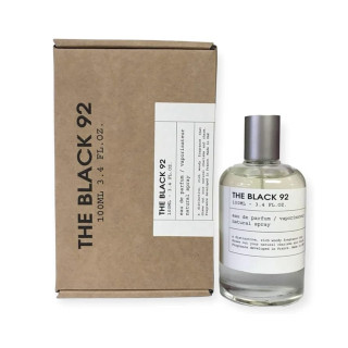 Emper The Black 92 EDP 100 ml — product en verpakking; close-up; op een witte achtergrond