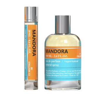 Emper Mandora By Stallion 53 EDP 100 ml — товар спереди; крупный план; на белом фоне
