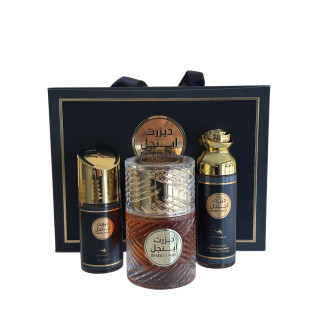 Emper Desert Angel SET 3 in 1 EDP 100 ml — productweergave; close-up; op een witte achtergrond; meest nabije kadrering