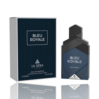 Emper Bleu Royale EDP 100 ml — toote pakend; lähivaade; valgel taustal