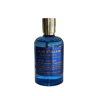 Emper Blue Stallion by Stallion 53 EDP 100 ml — изображение товара; полная композиция; на белом фоне